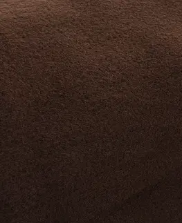 Přikrývky Jahu Fleecová deka UNI tmavě hnědá, 150 x 200 cm