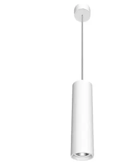 Závěsná světla LTS LED závěsné svítidlo Fuzzy Ø8cm 15W 830 bílá povrchová stříška