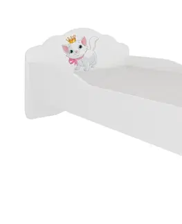 Postele pro děti s obrázky ArtAdrk Dětská postel CASIMO Provedení: Balerína s jednorožcem