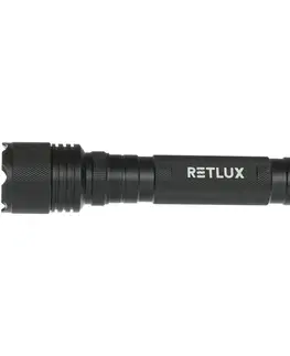 Svítilny Retlux RPL 114 Ruční LED svítilna na D baterie, dosvit 100 m, výdrž 168 h