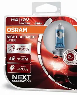 Autožárovky Osram Night Breaker Laser H4 P43t 12V 60/55W 64193NL-HCB