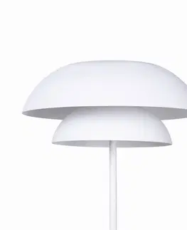 Stojací lampy Lucande Lucande Kellina stojací lampa v bílé barvě