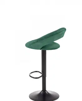 Barové židle HALMAR Barová židle Natasha tmavě zelená