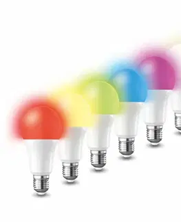 LED žárovky Solight LED SMART WIFI žárovka, klasický tvar, 15W, E27, RGB, 270°, 1350lm WZ532