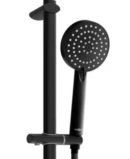 Sprchy a sprchové panely MEXEN/S DB75 posuvný sprchový set, černá 785754584-70