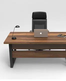 Kancelářské a psací stoly Psací stůl MN01 ořech