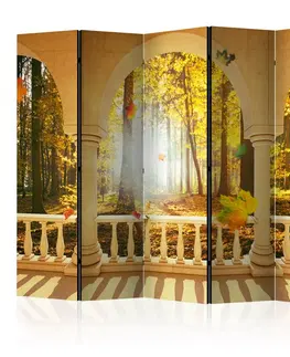 Paravány Paraván Dream About Autumnal Forest Dekorhome 135x172 cm (3-dílný)