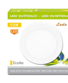 Klasická stropní svítidla Ecolite SMD kruh přisazený 30cm, 25W, 2700K, IP20, 2240Lm LED-CSL-25W/2700