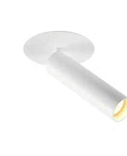 LED bodová svítidla SLV BIG WHITE KARPO, vestavné svítidlo, jedna žárovka, LED, 3000K, bílé, plochá rozeta, 7,5 W 152381