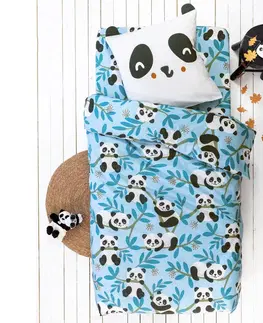 Ložní povlečení Dětské povlečení Tao s motivem panda, bio bavlna