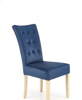 Jídelní sety Jídelní židle VERMONT Halmar Modrá