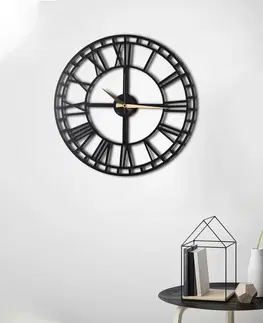 Nástěnné hodiny Nástěnné hodiny kov NA MINUTY 50 x 50 cm