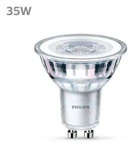 LED žárovky Philips Philips LED žárovka GU10 3,5W 255lm 827 čirá 36° 2