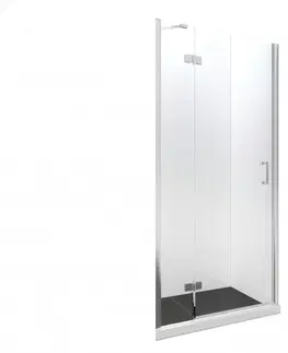 Sprchové kouty HOPA Bezrámové sprchové dveře VIVA 195D BARVA rámu Chrom/Leštěný hliník (ALU), Rozměr A 100 cm, Rozměr C 195 cm, Směr zavírání Pravé (DX), Výplň Čiré bezpečnostní sklo 8 mm BCVIV10P