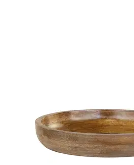 Mísy a misky Dřevěná servírovací miska z mangového dřeva Tours Bowl - Ø 30*5 cm/ 1950ml Chic Antique 61078900