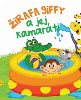 Hračky FONI BOOK - Pryžová knížka Žirafa GIFF a její kamarádi