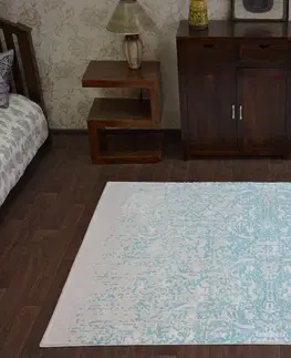Koberce a koberečky Dywany Lusczow Kusový koberec BEYAZIT Wygga modrý, velikost 80x150