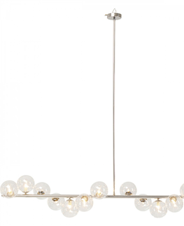 Designové lustry KARE Design Stropní světlo Scala Balls - chrom, 150cm