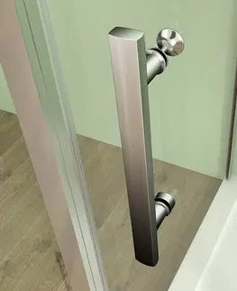 Sprchové vaničky H K MELODY 100x80 cm se zalamovacími dveřmi včetně sprchové vaničky z litého mramoru