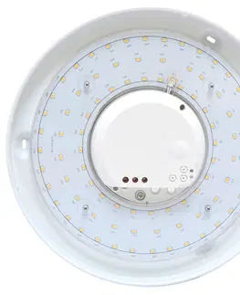 Klasická stropní svítidla Ecolite LED sv., bílé, IP44, max.25W, HF senz.360 W141/LED-3000
