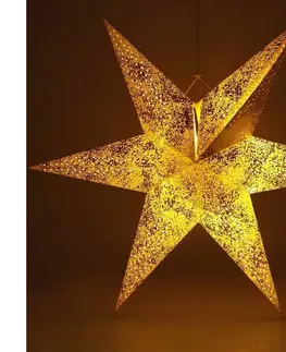 Vánoční osvětlení  RXL 363 hvězda zlatá 10LED WW