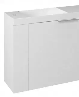 Koupelnový nábytek SAPHO LATUS VI umyvadlová skříňka 50x50x22cm, levá, bílá (55835) LT615-3030