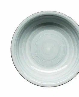 Talíře Mäser Keramický dezertní talíř Bel Tempo 19,5 cm, sv. modrá