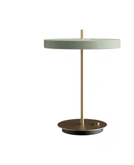 Stolní lampy na noční stolek UMAGE UMAGE LED stolní lampa Asteria Table USB zelená