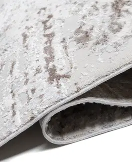 Vintage koberce Krémově šedý vintage designový koberec