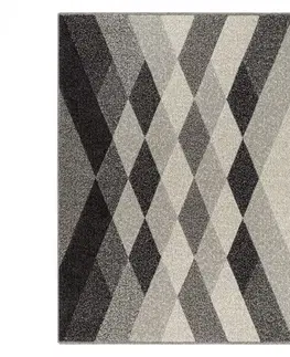 Koberce a koberečky Dywany Lusczow Kusový koberec FEEL DIAMANT šedý, velikost 160x220