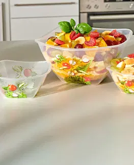 Nádobí a příbory 3dílná sada salátových misek