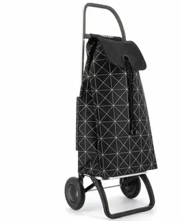 Nákupní tašky a košíky Rolser Nákupní taška na kolečkách I-Max Star 2, černo-bílá