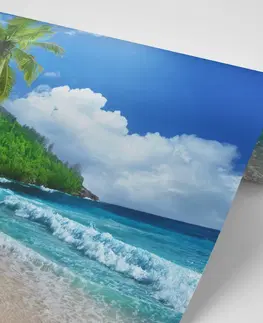 Tapety příroda Fototapeta nádherná pláž na ostrově Seychely
