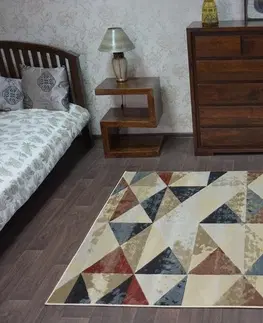 Koberce a koberečky Dywany Lusczow Kusový koberec DROP JASMINE 736 světle béžový, velikost 240x330