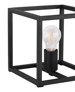 Lampy Eglo Eglo 43034 - Stolní lampa ELDRICK 1xE27/40W/230V černá 