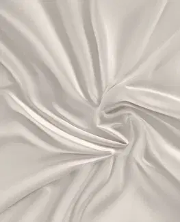 Prostěradla Kvalitex Saténové prostěradlo Luxury collection, bílá, 100 x 200 cm
