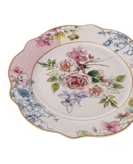 Talíře Porcelánový dezertní talíř Roses, 19,2 cm