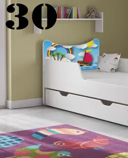 Postele Detská posteľ SMB Pes a mačka 16 Provedení: Obrázek č.30