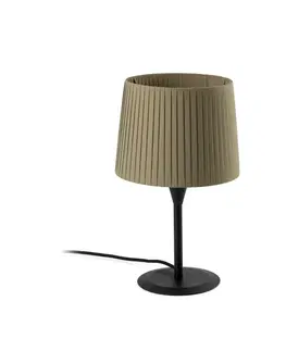 Designové stolní lampy FARO SAMBA černá/skládaná zelená mini stolní lampa