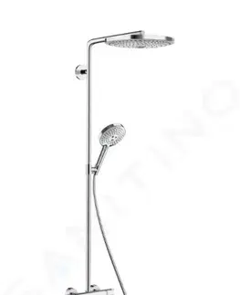 Sprchy a sprchové panely HANSGROHE Raindance Select S Sprchový set s termostatem, 300 mm, 2 proudy, chrom 27133000