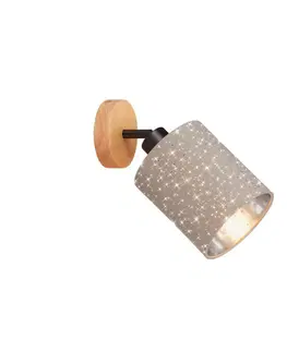 Industriální bodová svítidla BRILONER Bodové svítidlo pr. 13 cm 1x E27 25W taupe BRILO 2078-011