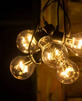 Světelné venkovní řetězy Konstsmide Christmas LED světelný řetěz žhavicího vlákno jantar 5x