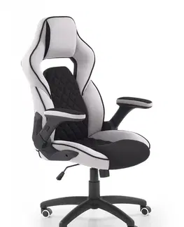 Kancelářské židle HALMAR Kancelářské křeslo Stadley šedé/černá
