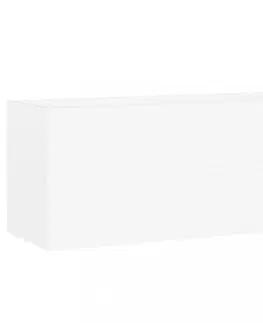 Koupelnové skříňky Skříňka pod umyvadlo 100 cm Dekorhome Bílá lesk