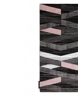 Koberce a koberečky Dywany Lusczow Kusový koberec ALTER Bax pruhy růžový, velikost 200x290
