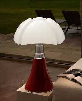 Stolní lampy Martinelli Luce Martinelli Luce Pipistrello - stolní lampa červená