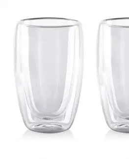 Sklenice DekorStyle Sada dvoustěnných sklenic Peter 450 ml