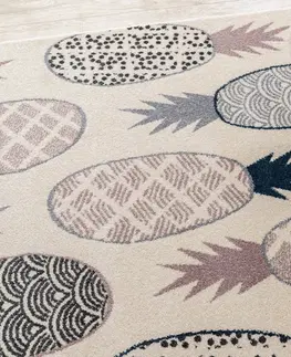 Koberce a koberečky Dywany Lusczow Dětský koberec Pineapple krémový, velikost 120x170