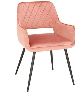Jídelní křesla Židle SERAFINA Růžová
