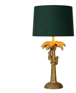 Lampy Lucide Lucide 10505/81/02 - Stolní lampa COCONUT 1xE27/40W/230V zlatá/zelená 